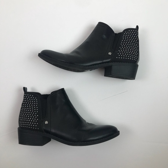 G by Guess Shoes - NEW G by Guess Studded Black Ankle Booties